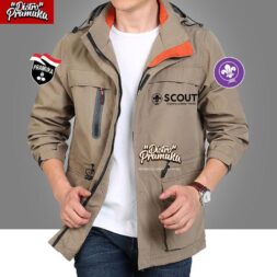 JAKET BE SCOUT COKELAT