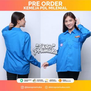 Kemeja PDL Milenial Biru