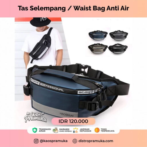 Tas Selempang Waist Bag Anti Air