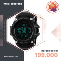 Jam Tangan Pria Digital Skmei 1384 Black Water