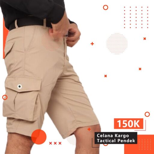 Celana Cargo Tactical Pendek Ripstop Original Celana Cargo Tactical Pendek