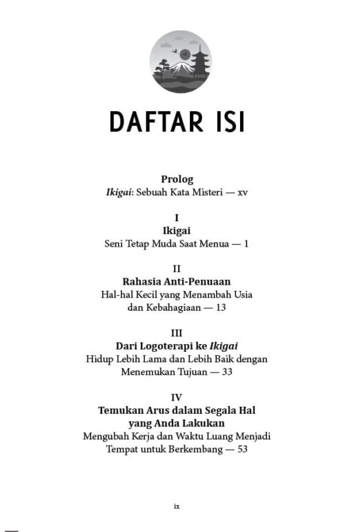 IKIGAI: Rahasia Hidup Bahagia dan Panjang Umur Orang Jepang (Hard Cover)