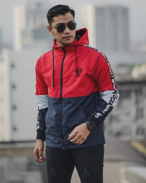 Jaket Winbreaker Running Outdoor Pria Original GPB Waterproof