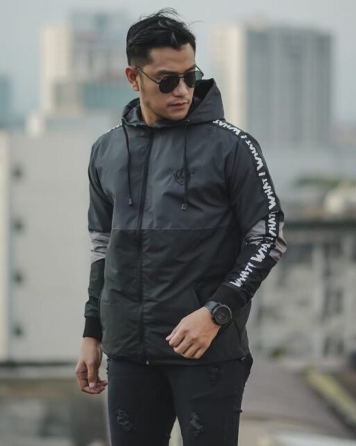 Jaket Winbreaker Running Outdoor Pria Original GPB Waterproof