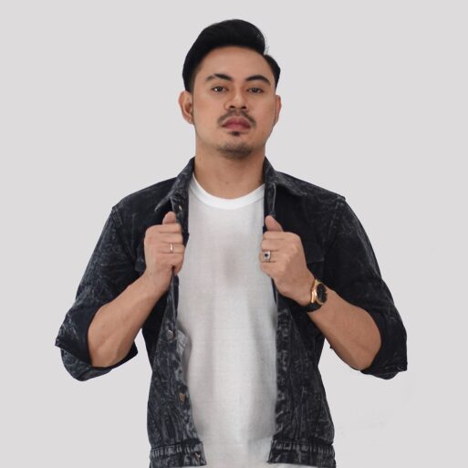 Emoline Jaket Jeans Pria Sandwash Black