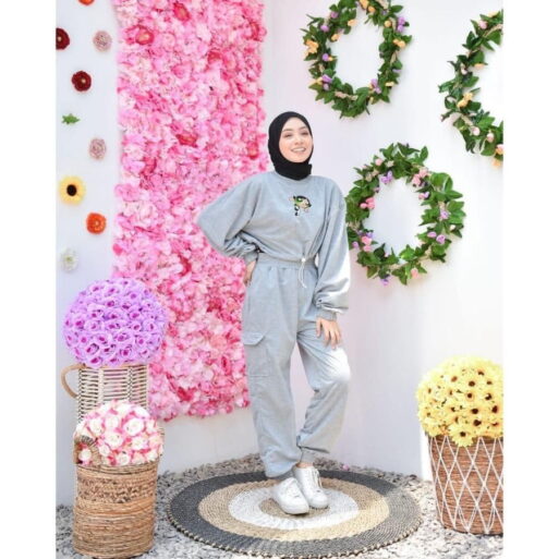 Fashion Wanita | Setelan Powerpuff Girls Babyterry Setelan Powerpuff Girls Babyterry