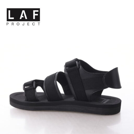 Sandal Gunung Pria Wanita Casual Full Black LAF Project Jack V.1