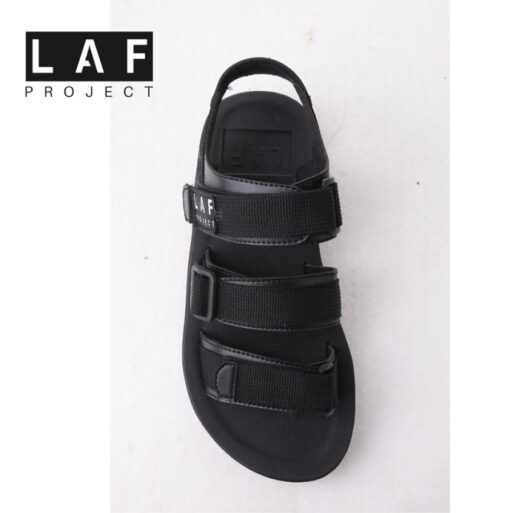 Sandal Gunung Pria Wanita Casual Full Black LAF Project Jack V.1