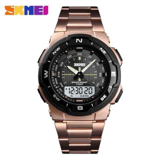 Jam Tangan Pria Stainless Steel SKMEI AD 1370