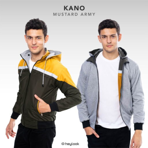 Jaket Pria Bolak Balik Jaket Kano