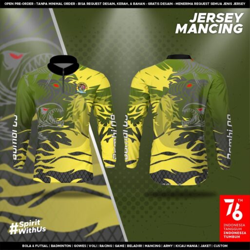 Buat Jersey Satuan Kaos Mancing