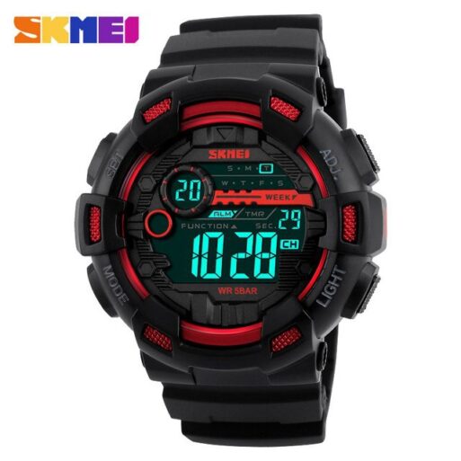 Jam Tangan Pria / SKMEI 1243 Men LED Digital Double Time