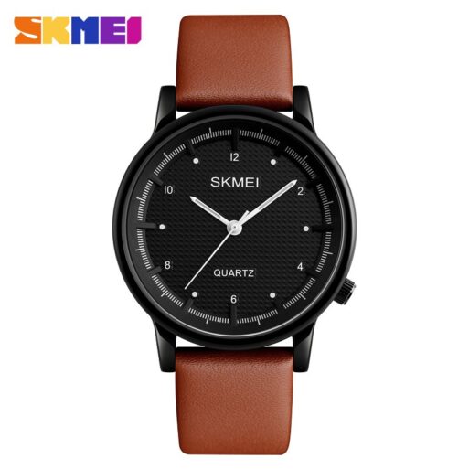 Jam Tangan Pria Analog Skmei 1210 Brown Black