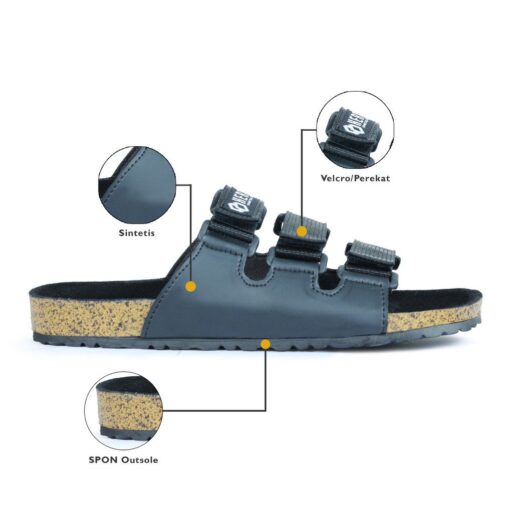 Sandal Pria Casual H 3281 Brand Hertz Sandal Puyuh Selop