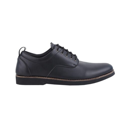 Capilari Sepatu Casual Formal Kulit Pria Original Black XCY 403