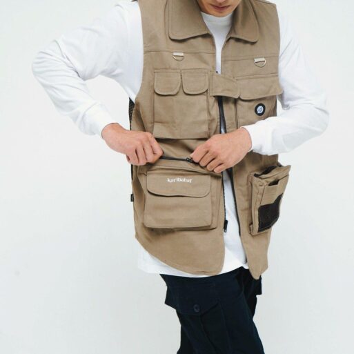 Karibatur Vest Fisheries Creme Karibatur Vest Fisheries Creme