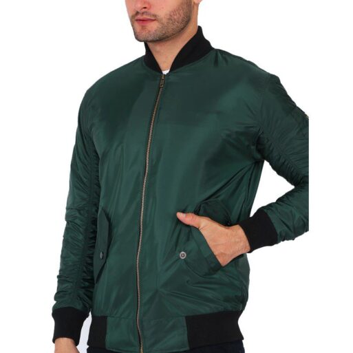 Jaket Bomber Pria Hijau