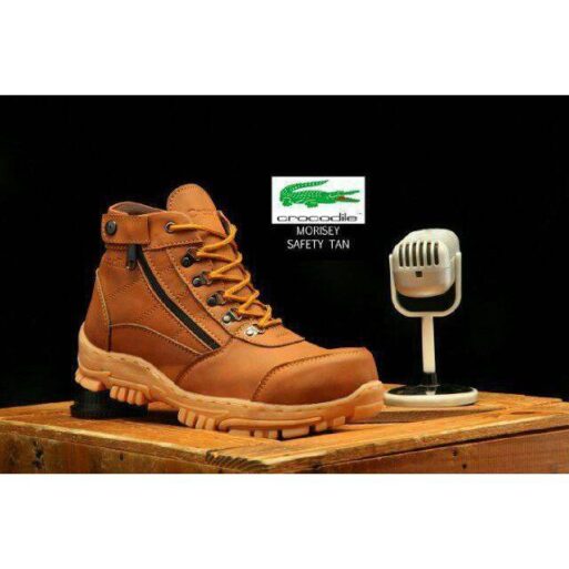 Sepatu Boots Pria Morisey Safety / Ujung Besi