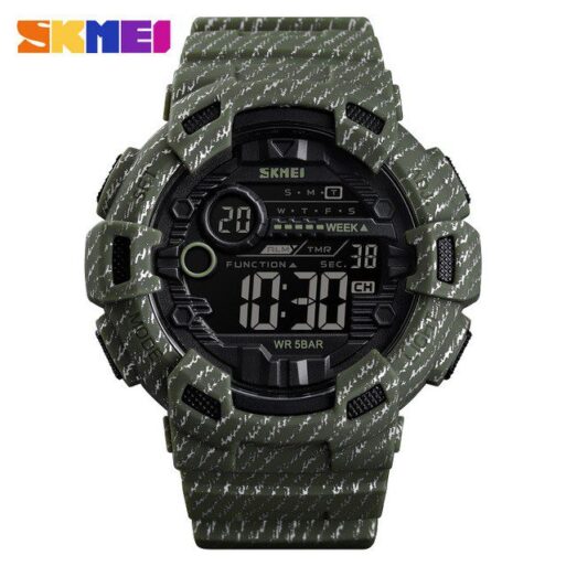 Jam Tangan Pria / SKMEI 1472 DENIM SERIES Men LED Digital Double Time / Jam Tangan Digital Original