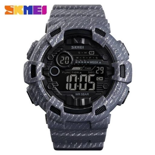 Jam Tangan Pria / SKMEI 1472 DENIM SERIES Men LED Digital Double Time / Jam Tangan Digital Original