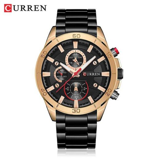 CURREN 8275 Jam Tangan Pria Analog Stainless Steel Chronograph Tidak Aktif CURRENOS