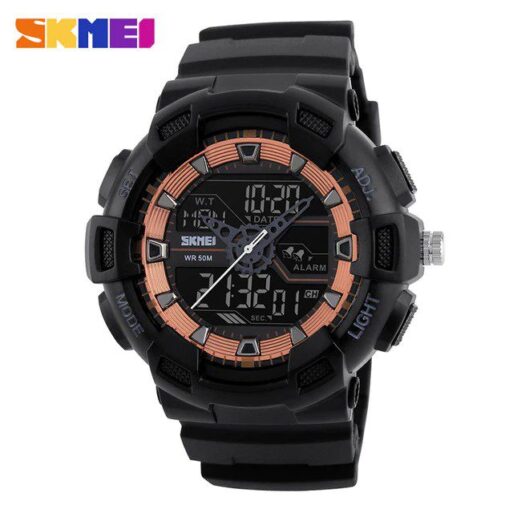 Jam Tangan Pria / SKMEI 1189 Men LED Digital Double Time