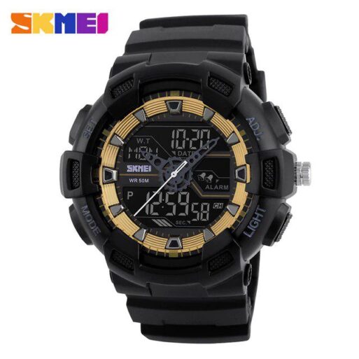 Jam Tangan Pria / SKMEI 1189 Men LED Digital Double Time