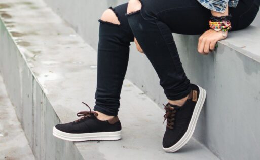 Sepatu Sneakers Wanita Casual Sneaker Prodigo Edelweis Hitam