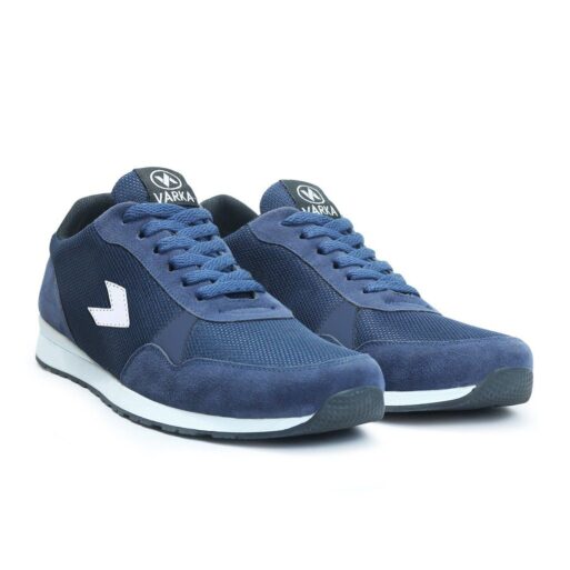 Sepatu Sneakers Pria V 4012 Brand Varka Sepatu Kets Olahraga Lari Joging Sekolah Navy Berkualitas