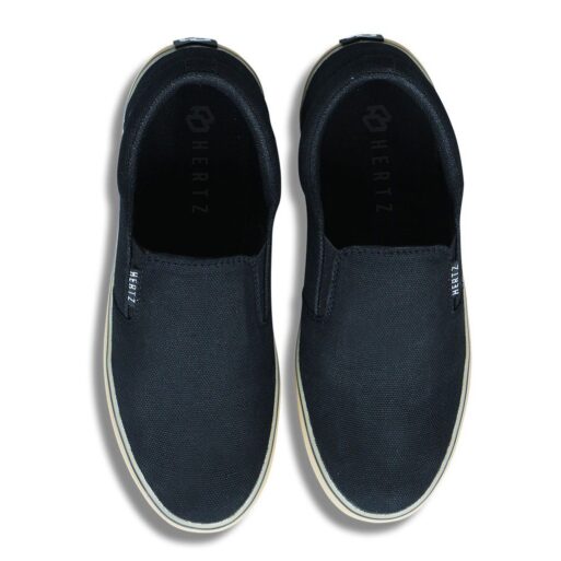 Sepatu Slip On Pria H 3159 Brand Hertz Sepatu Casual Santai Murah Berkualitas Warna Hitam