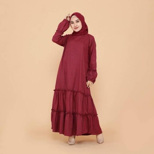 Aruna Maxi Dress Maroon