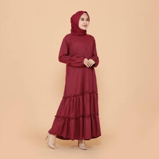 Aruna Maxi Dress Maroon