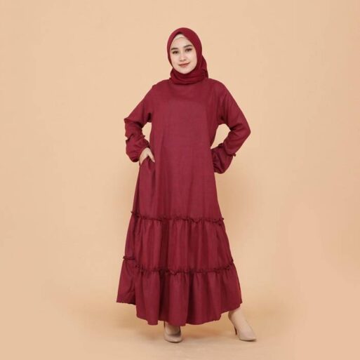 Aruna Maxi Dress Maroon