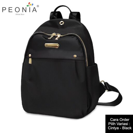 Peonia Ransel Wanita Import Backpack Korea Bag CINTYA