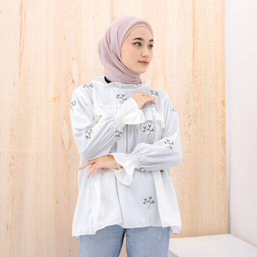 Amina Blouse White