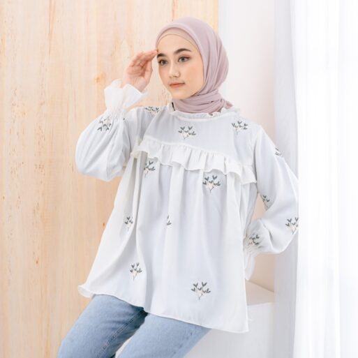 Amina Blouse White