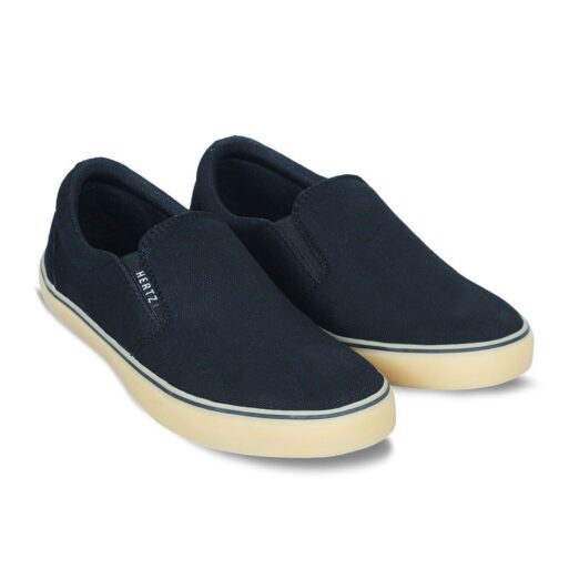 Sepatu Slip On Pria H 3159 Brand Hertz Sepatu Casual Santai Murah Berkualitas Warna Hitam