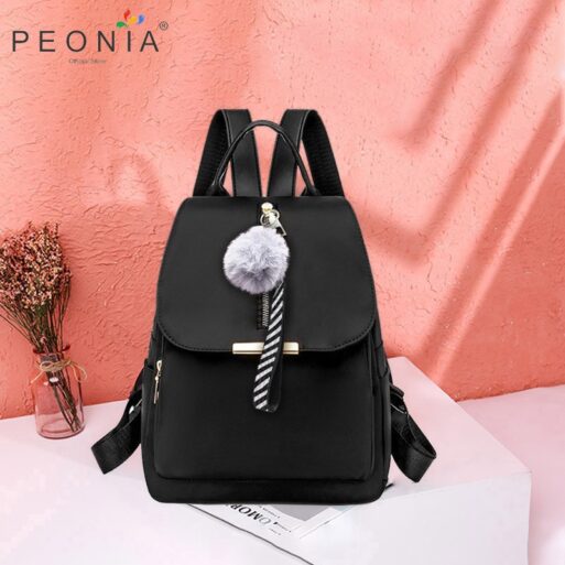 Ransel Wanita Import Kantor Sekolah Kuliah Korea MOLLY POM BAG