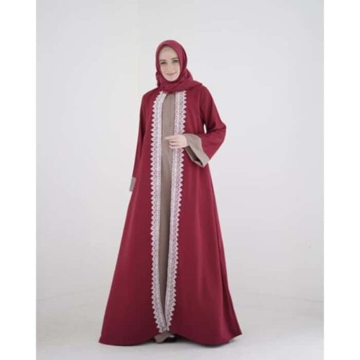 Gamis Fatimah Abaya XS Maroon