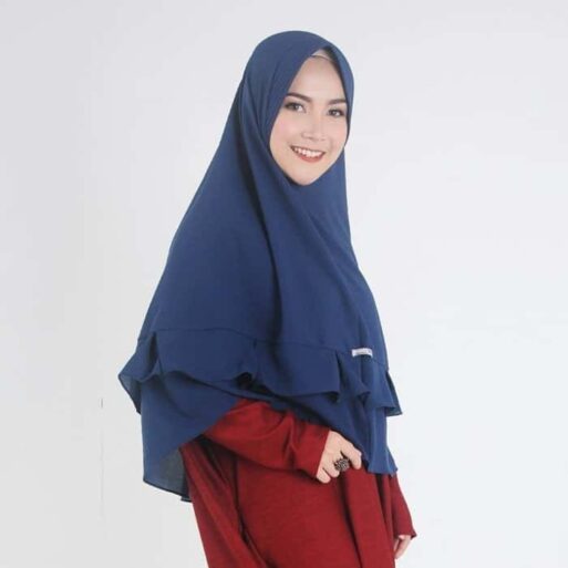 Quillavers Hijab Syar'i Chisako All Size Navy