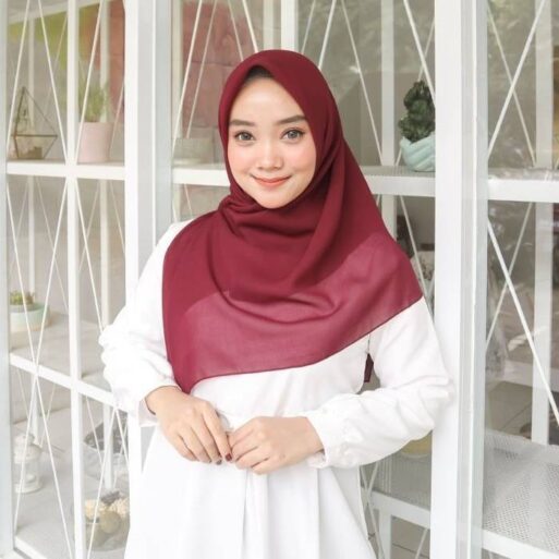 Wardana Hijab Segiempat Polos All size