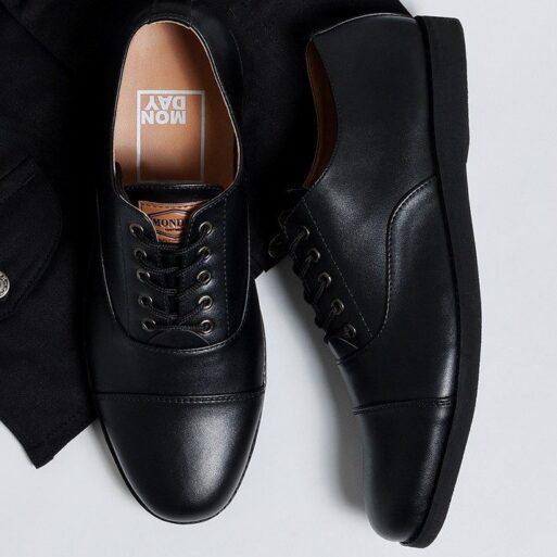 OXFORD FULL BLACK |ManNeedMe x Monday| Sepatu Pantofel Pria Formal ORI Sepatu Pantofel Pria Formal ORI