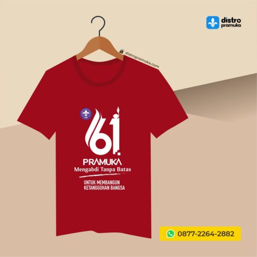 Kaos Pramuka ke 61 Kaos Pramuka ke 61