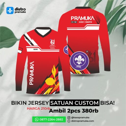 Jersey Custom Pramuka Ke 61