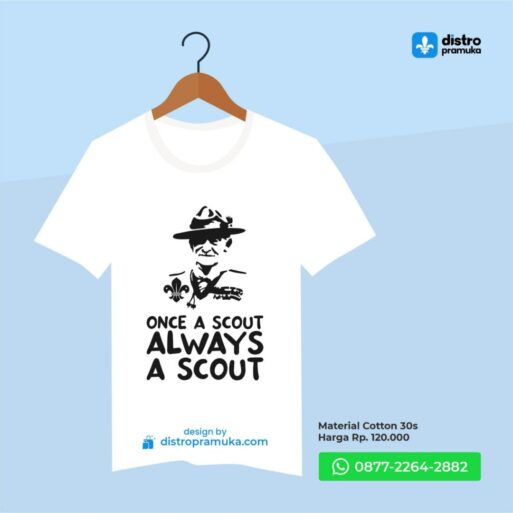 Kaos Pramuka Baden Powell