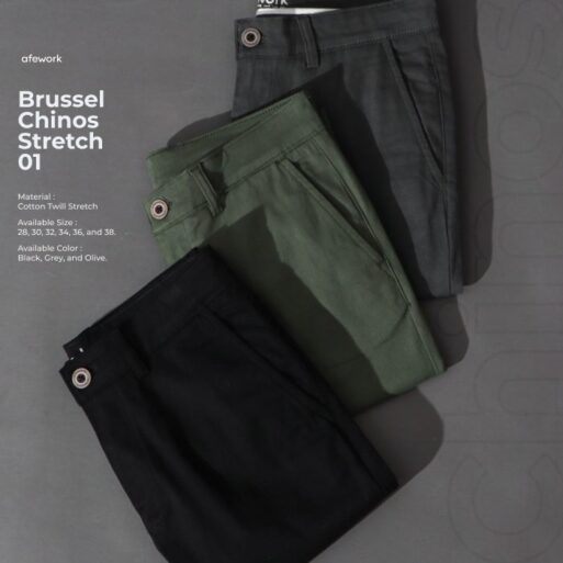 Brussel Chinos Stretch 01 Brussel Chinos Stretch 01