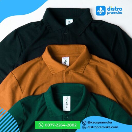 Kaos Kerah Polos Premium