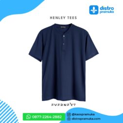 Kaos Polos Henley Tee