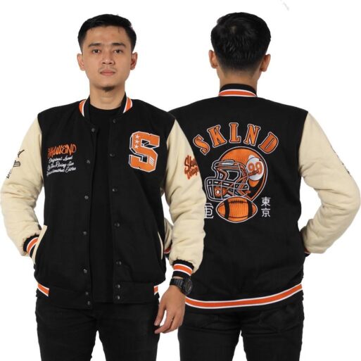 Jaket Varsity Vintage Club Jaket Varsity Vintage Club