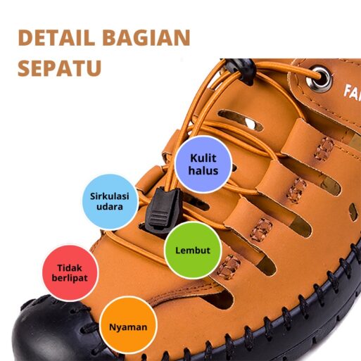 Techdoo Sepatu Kasual Kulit MC417 Techdoo Sepatu Kasual Kulit MC417